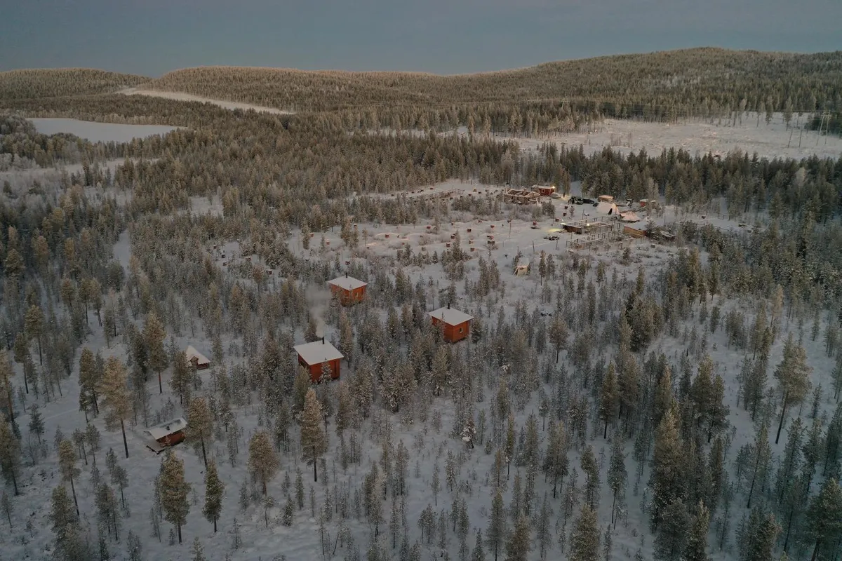 Aurora Husky Hut - interior
